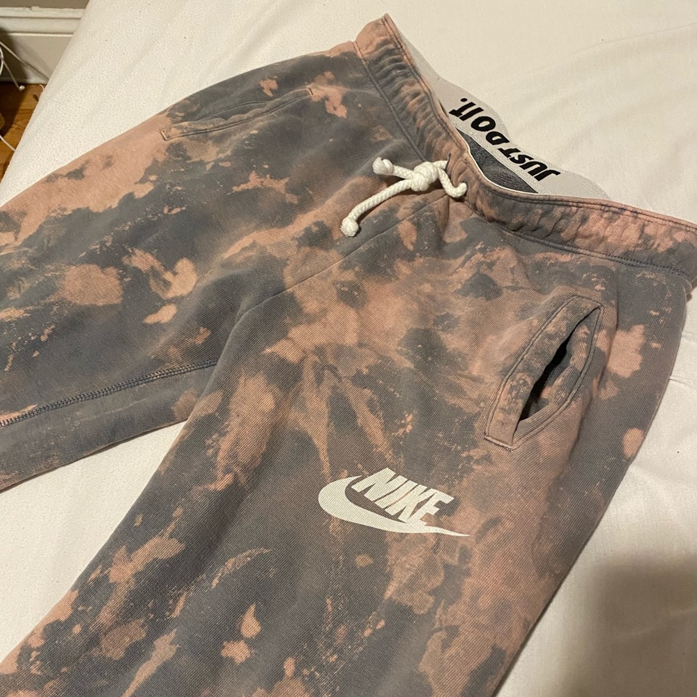 Nike custom tie dye sweatpants